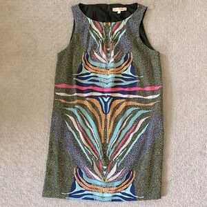 Mara Hoffman Tribal Dot Print Shift Dress Medium